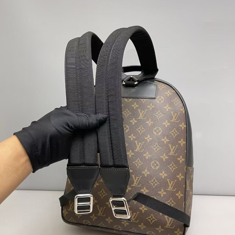 LV路易威登 男士josh老花雙肩包 後背包-5