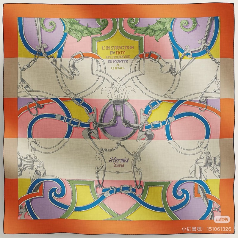 L'Instruction du Roy Bayadere 140喀什米爾與真絲混紡 羊絨圍巾-2