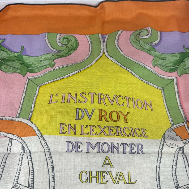 L'Instruction du Roy Bayadere 140喀什米爾與真絲混紡 羊絨圍巾-4