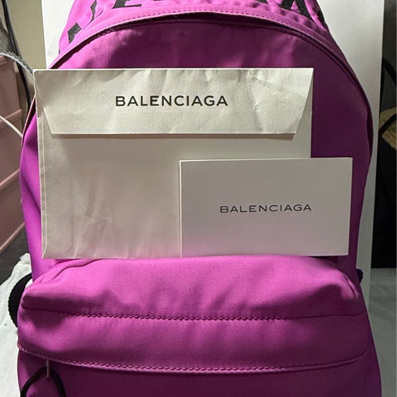 巴黎世家 後背包 桃紅 Balenciaga WHEEL BACKPACK-4