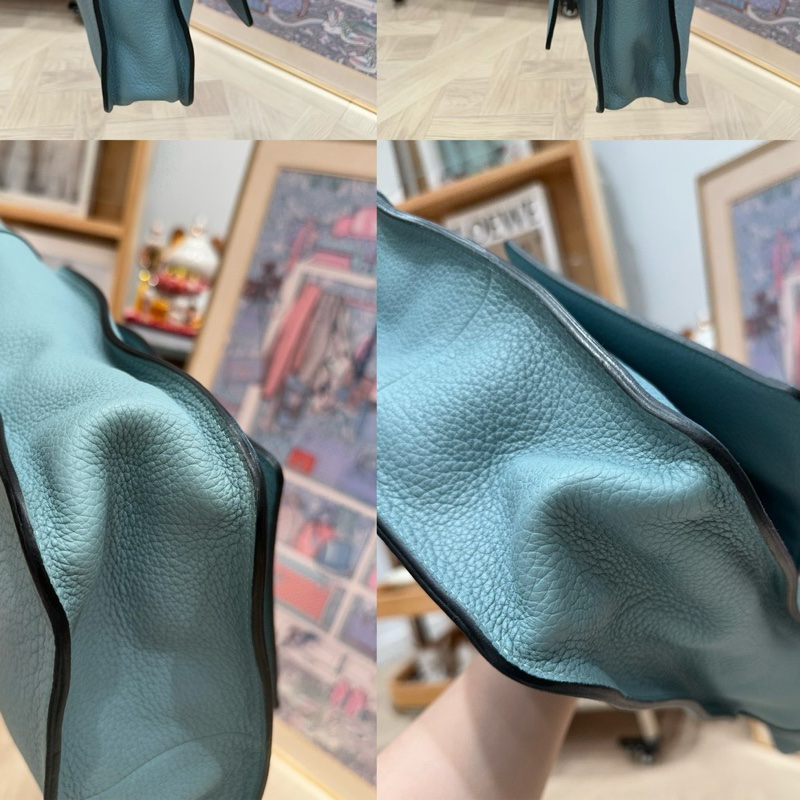 【近新閒置品】Hermes 愛馬仕marwari牛皮 框m刻手提單肩包-3