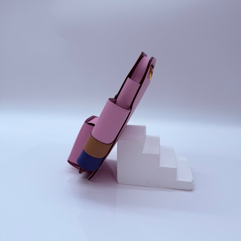 Hermes Cargo U刻 櫻花粉 牛皮 手機包-4