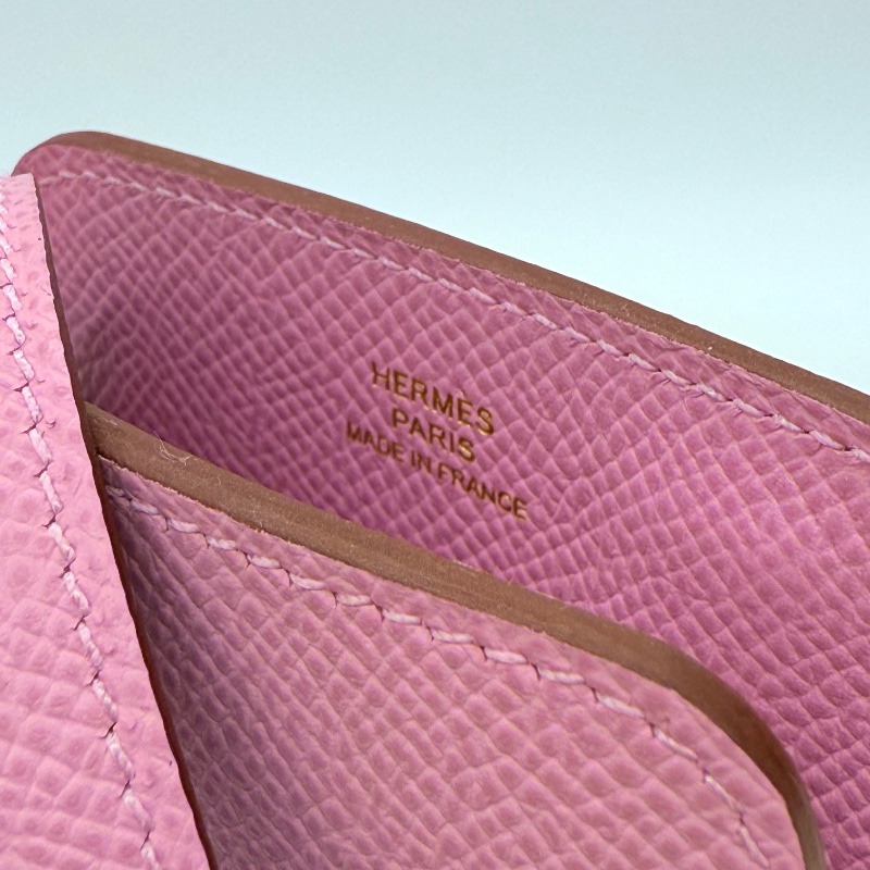 Hermes Cargo U刻 櫻花粉 牛皮 手機包-6