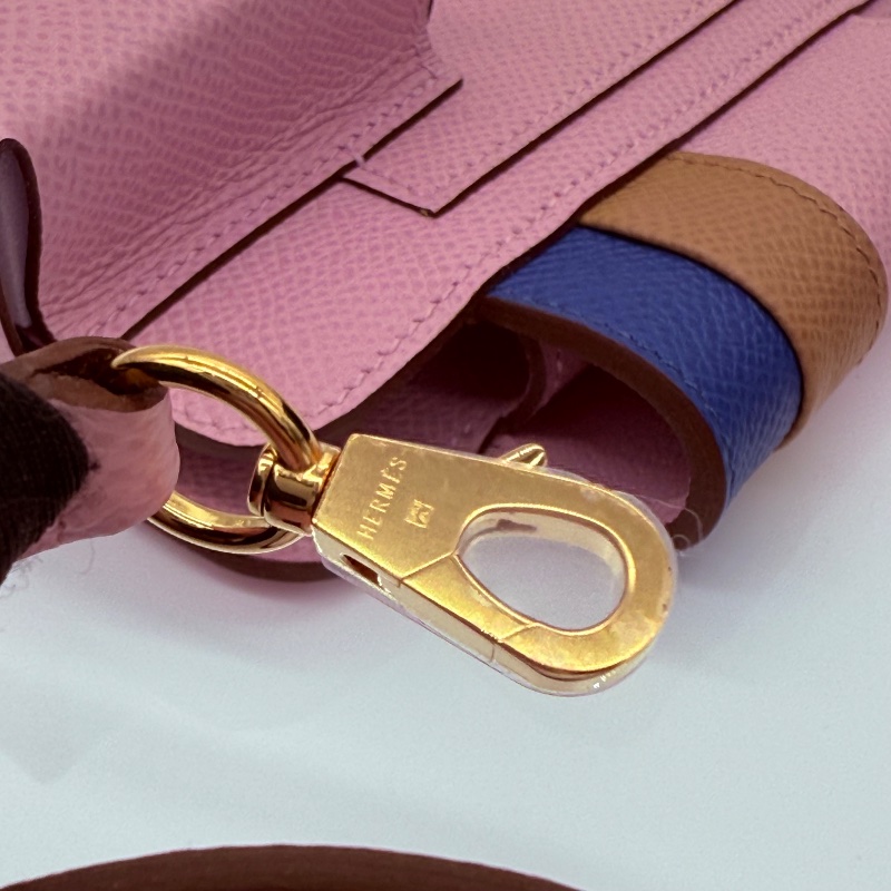 Hermes Cargo U刻 櫻花粉 牛皮 手機包-7