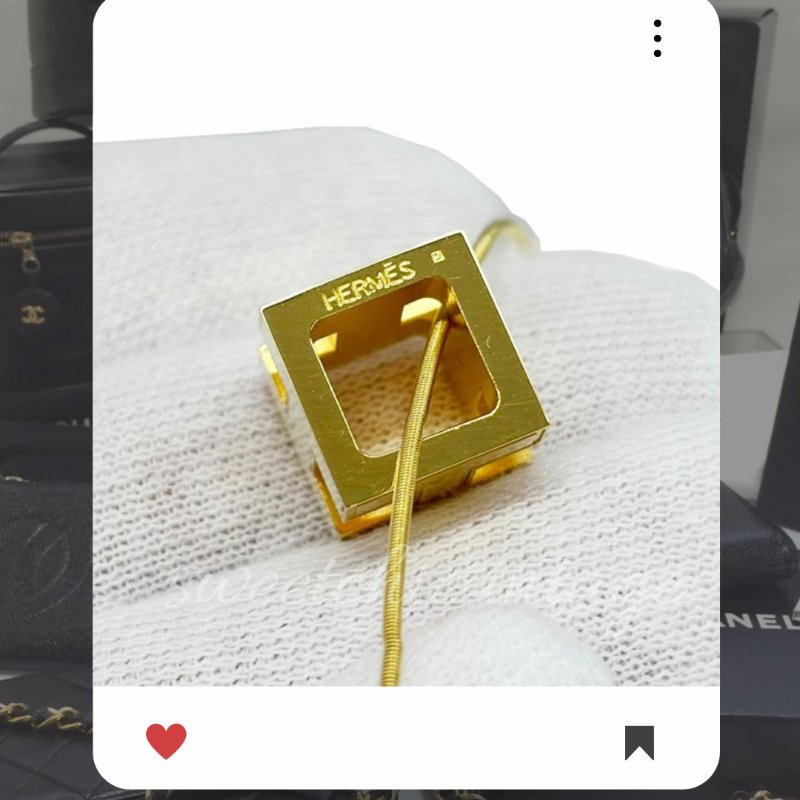 💖 9 月新品上架 🔥💖 ✨超美新到 !HERMES H CUBE 白金經典項鏈 HERMES H POP 🔥 HERMES熱賣款 HERMES NECKLACE-6