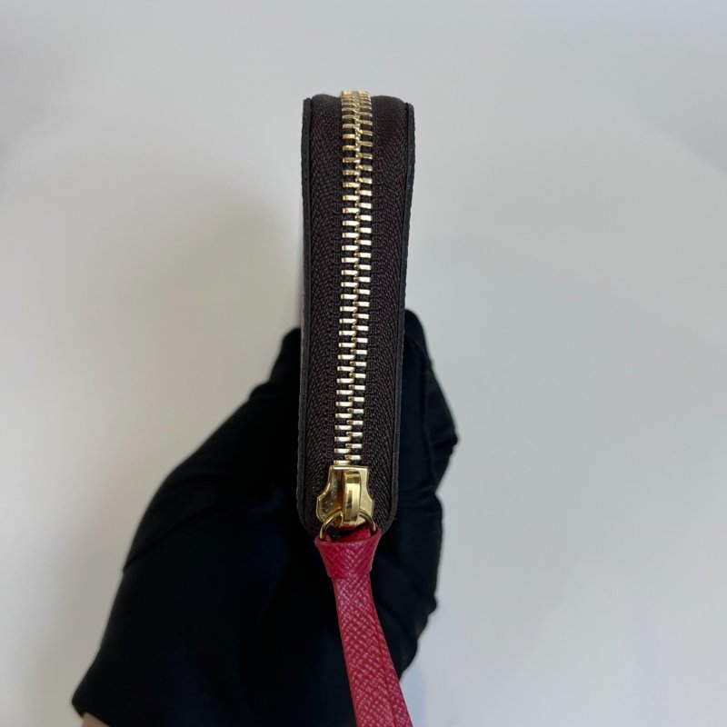 LV N60534/晶片款 棋盤格ㄇ拉長夾-3