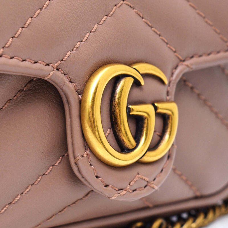 9成新 GUCCI GG Marmont 迷你包款肩背包 SC9052 (思英turauth)-1