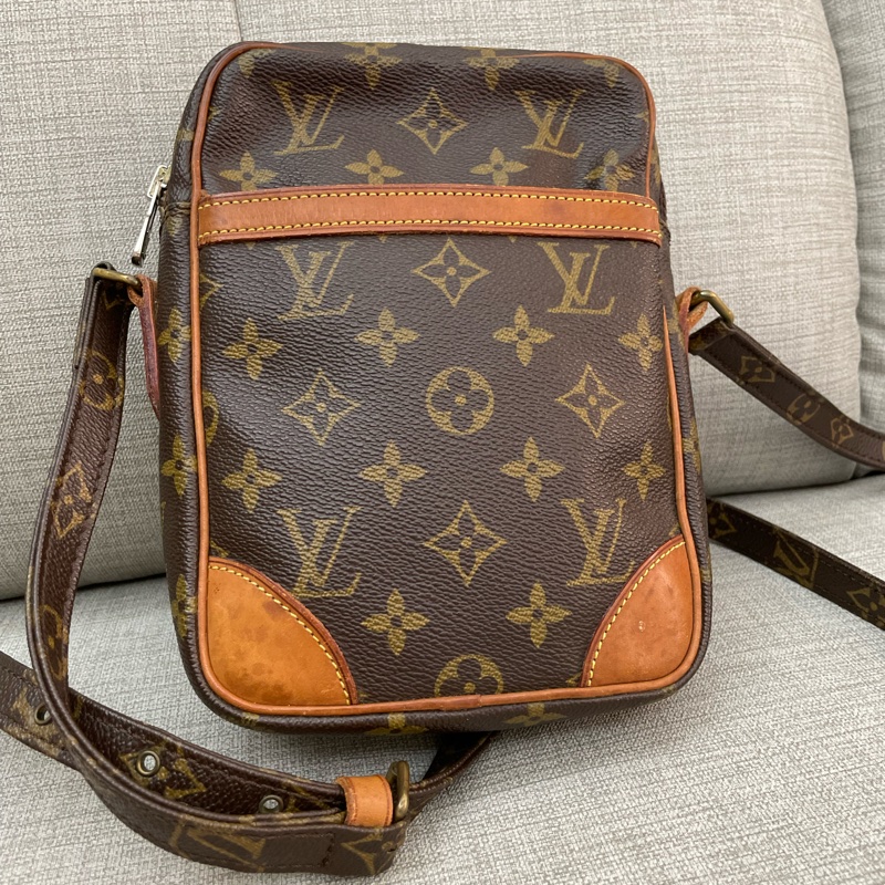 Louis Vuitton LV 老花雙層相機包vintage-5
