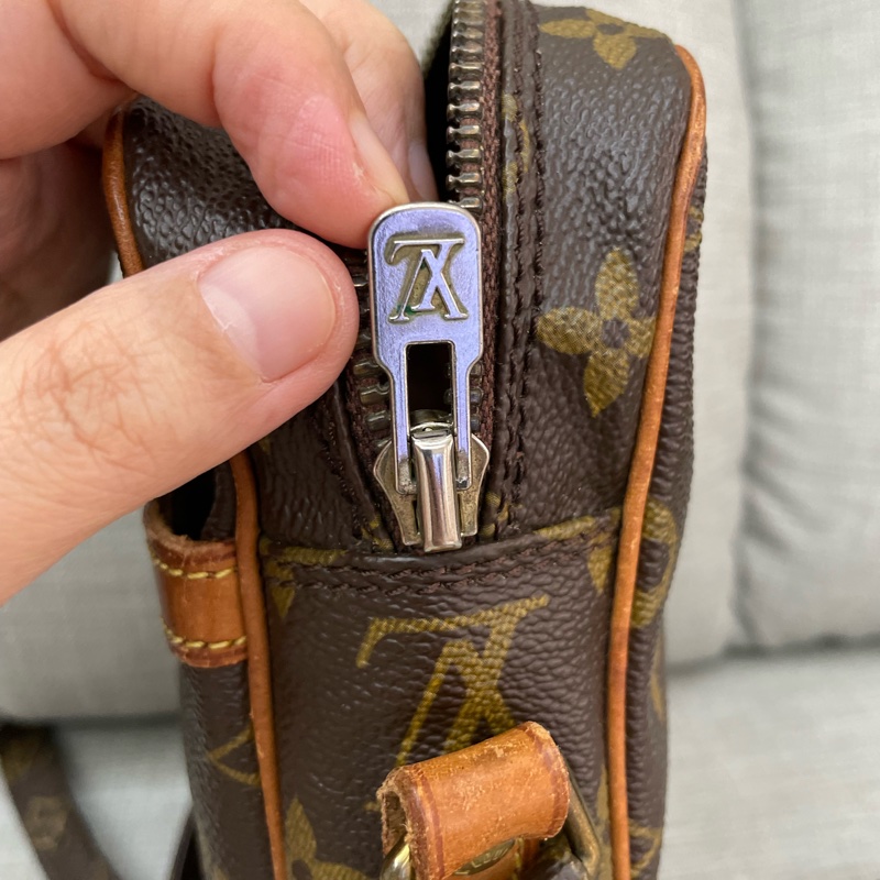 Louis Vuitton LV 老花雙層相機包vintage-15