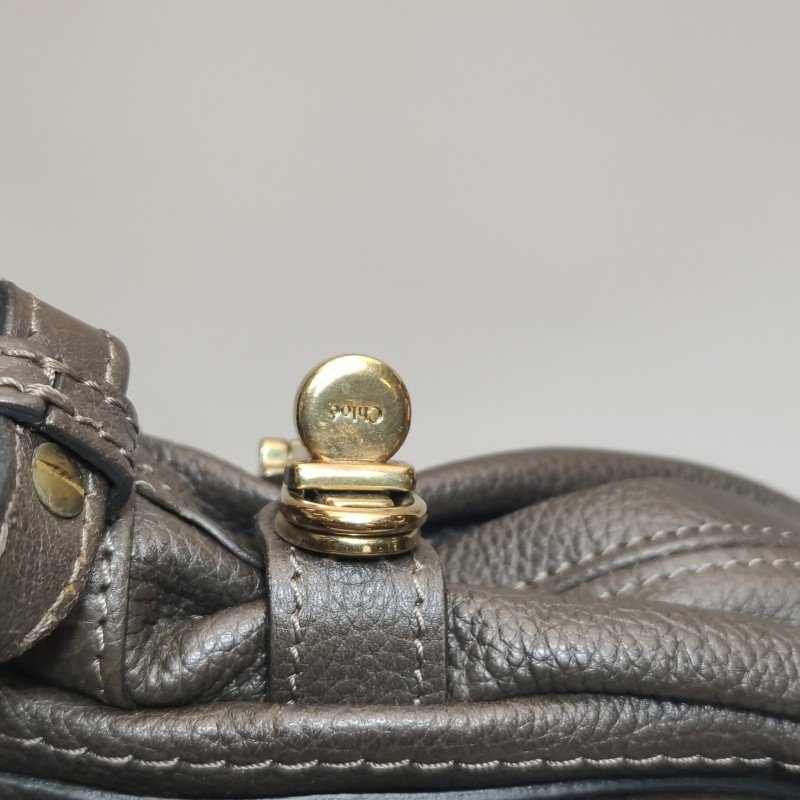 Chloe Paraty 中號 牛皮 純色 立體 圓柱 單肩包-16