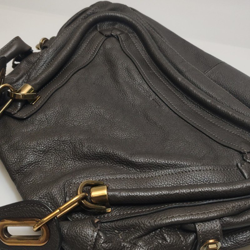 Chloe Paraty 中號 牛皮 純色 立體 圓柱 單肩包-23