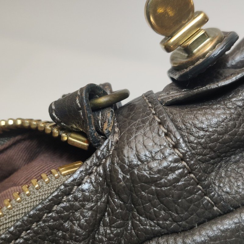 Chloe Paraty 中號 牛皮 純色 立體 圓柱 單肩包-26