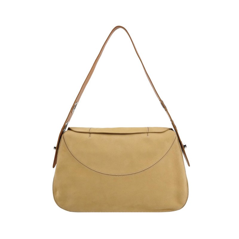 Tod's 牛皮 磨砂皮 純色 單肩包-0