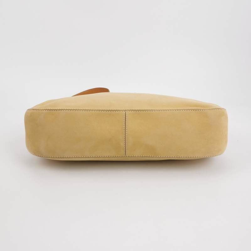 Tod's 牛皮 磨砂皮 純色 單肩包-5