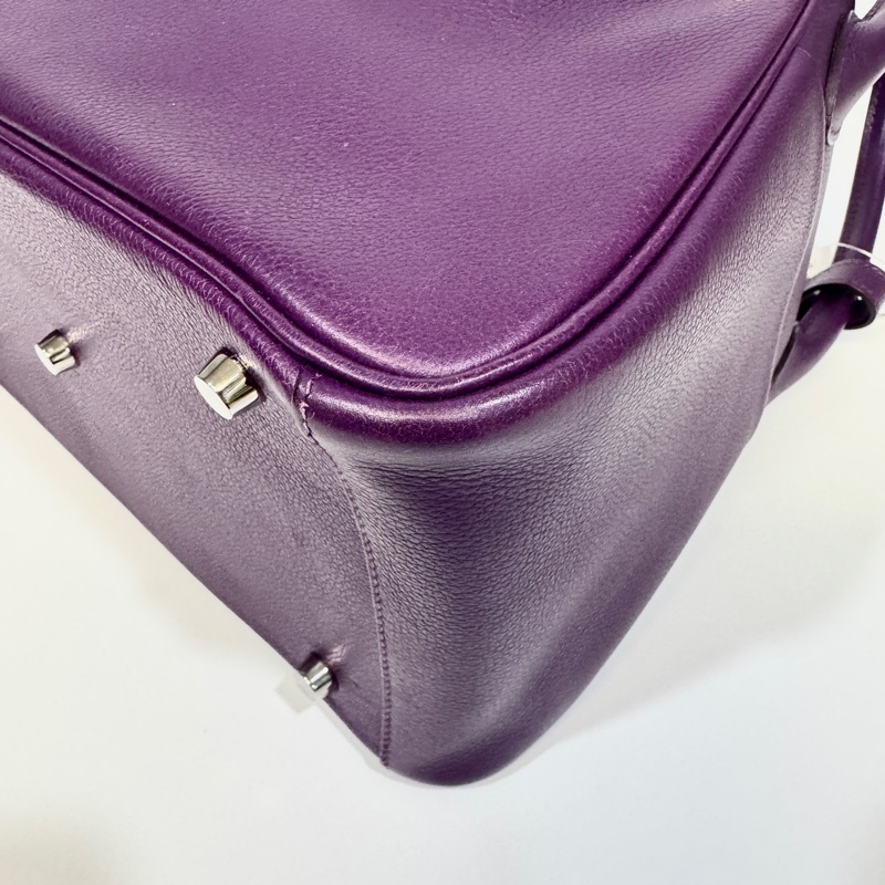 Hermes海葵紫銀釦EVERCOLOR Lindy30-10