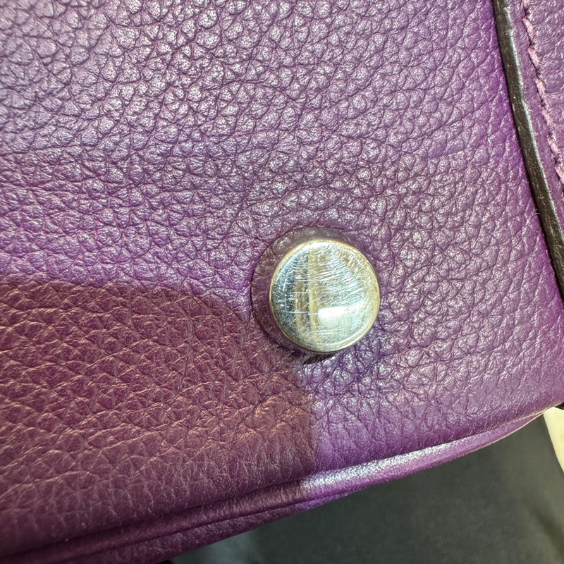 Hermes海葵紫銀釦EVERCOLOR Lindy30-14