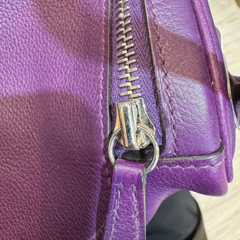 Hermes海葵紫銀釦EVERCOLOR Lindy30-20