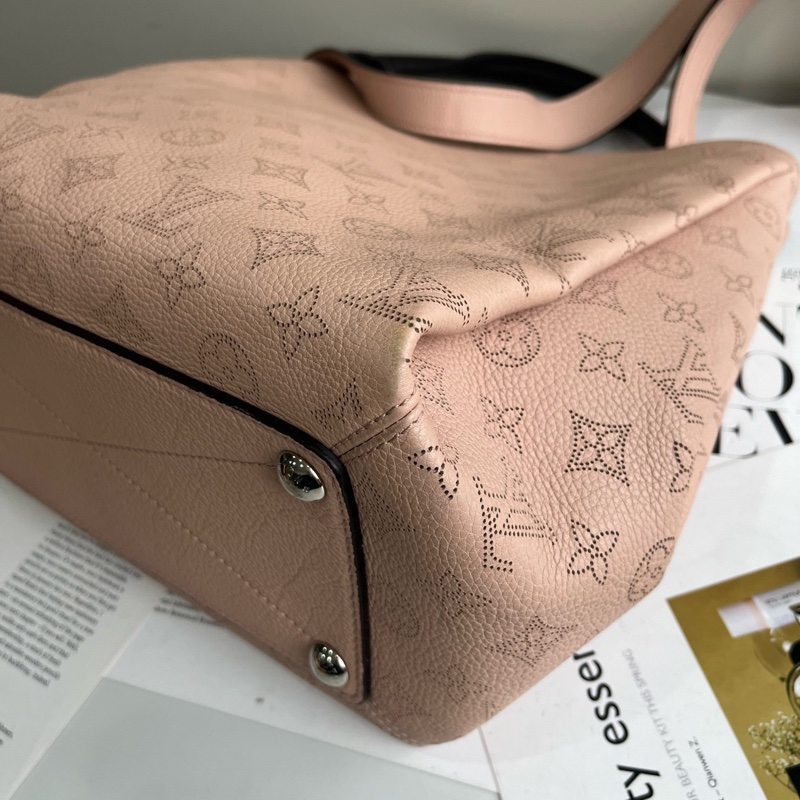 LV 路易威登Bella tote 粉色 月光女神手提包 肩背包 🈶購證-6
