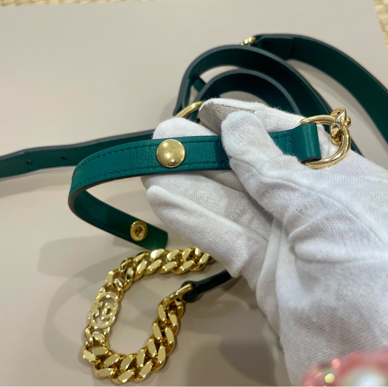 GUCCI 秋季新款肩背/斜背/典雅綠/限量色-9