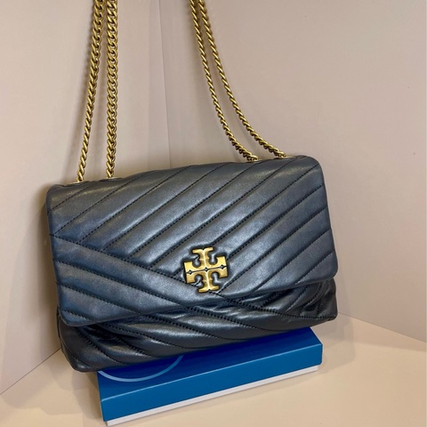 Tory Burch真皮經典黑肩背包