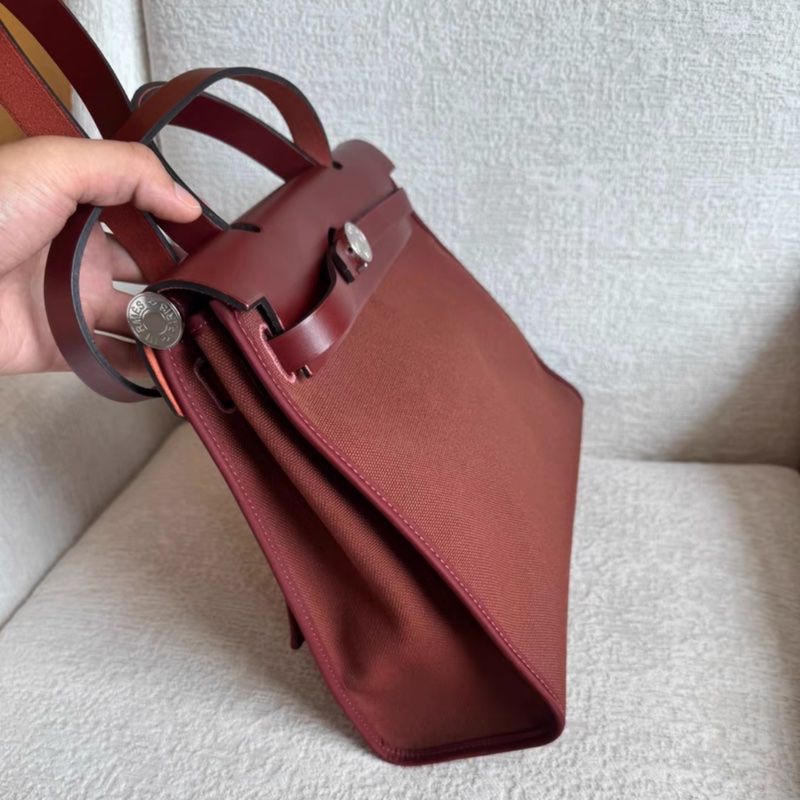Hermes herbag 31 手提單肩包 Y刻 肩帶有截短 長75-2