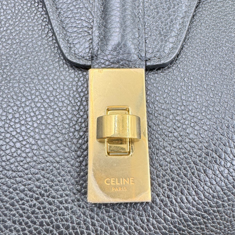 Celine / 賽琳 Soft 16 黑色金扣-16