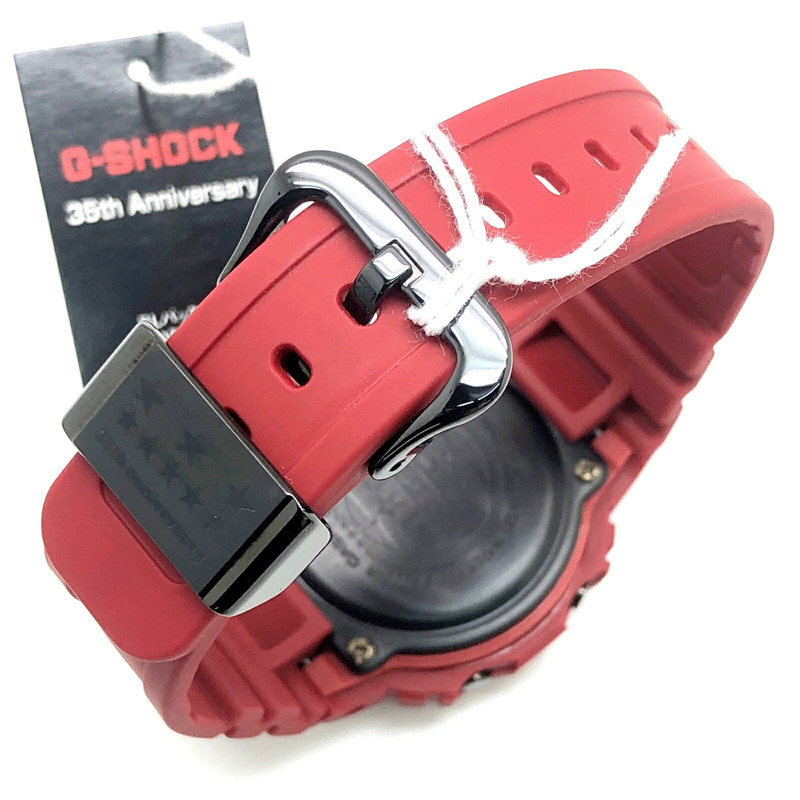 G-SHOCK CASIO DW-5635C-4 35週年紀念紅色Out Speed Model腕錶 霧面飾面 2018年1月發售 三國丘店-6