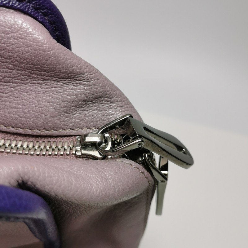 Loewe Amazona 大號 羊皮 拼色 加固邊角 手提包-12