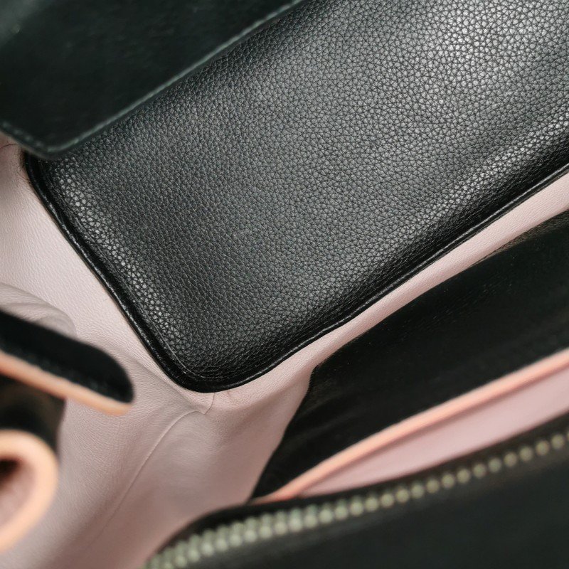 Dior Open Bar 牛皮 拼色 字母 Logo 掛飾 Tote 托特包 手提包-9