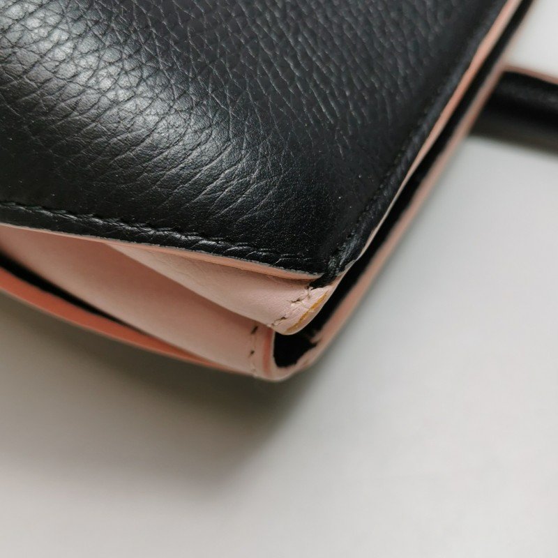 Dior Open Bar 牛皮 拼色 字母 Logo 掛飾 Tote 托特包 手提包-16