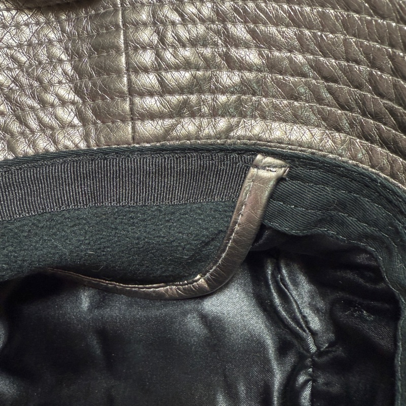 Kangol Future Bucket Earflaps 袋鼠新款仿漆皮帶耳罩平頂漁夫帽-9