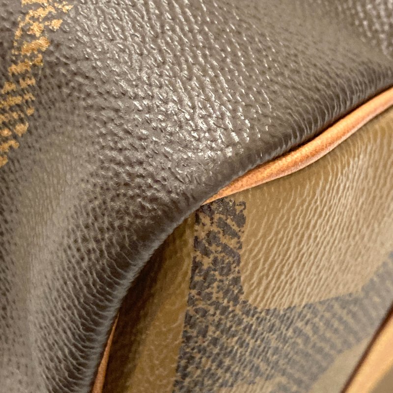 LOUIS VUITTON 路易威登 M44602 SPEED 30 波士頓包 帆布 GIANT 大花Logo 棕色 金釦-7