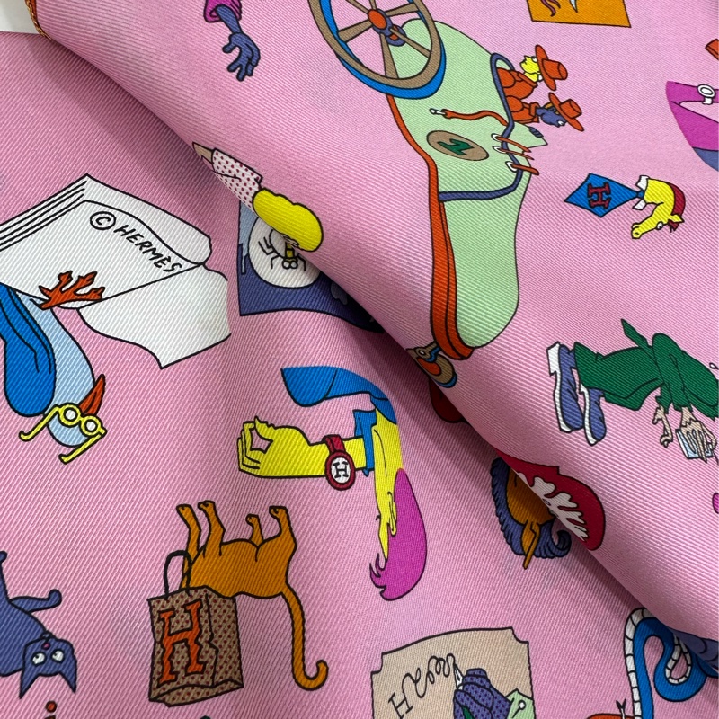 Hermes 愛马仕 自由方巾 70✖️70厘米 全新-3