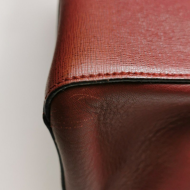 Fendi Petite 2 Jours 中號 牛皮 純色 金屬 框架 單肩包-10