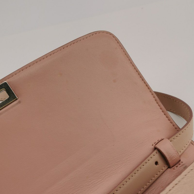 Celine Classic Box 豆腐包 中號 牛皮 馬毛 純色 按壓式 鎖扣 斜背包-12