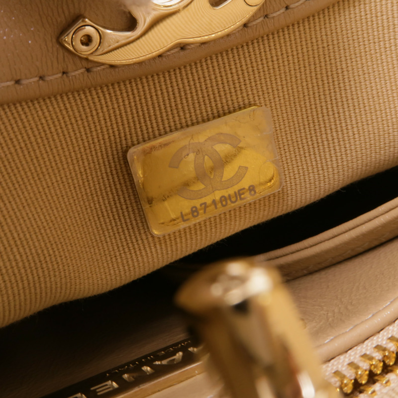 CHANEL 羊皮皮革Chanel 31 Mini金扣手挽肩背兩用袋-12