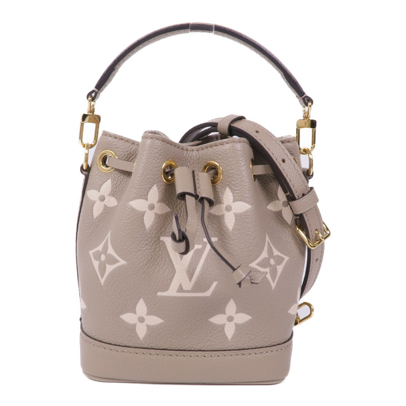LOUIS VUITTON Monogram Empreinte Nano Noe金扣手挽肩背兩用袋-0