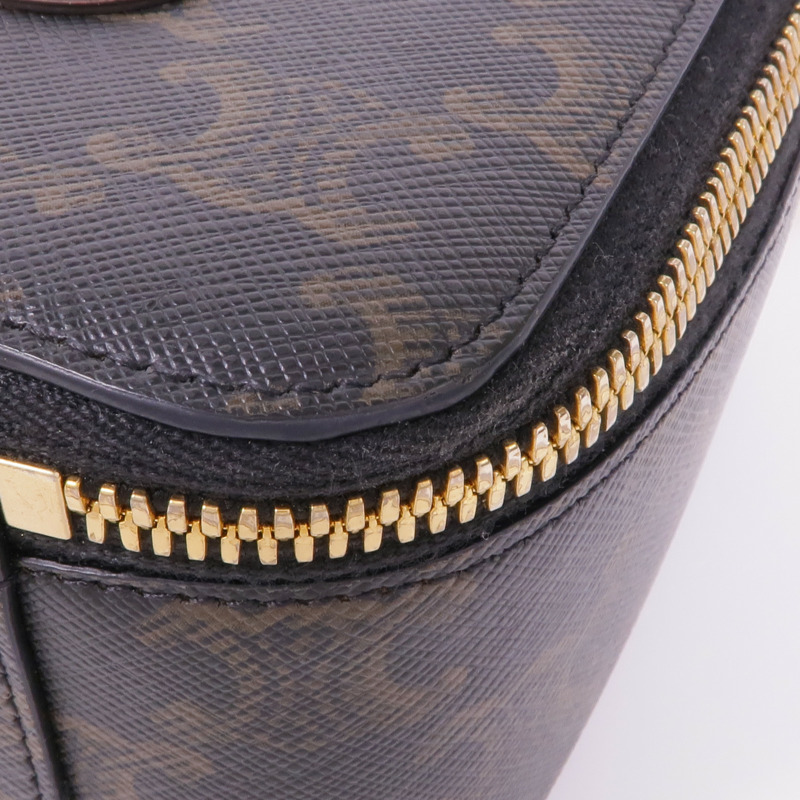 CELINE 塗層帆布Triomphe金扣鏈帶肩背袋-5