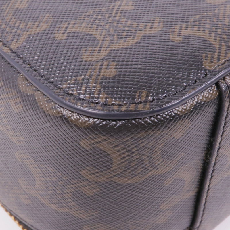 CELINE 塗層帆布Triomphe金扣鏈帶肩背袋-8