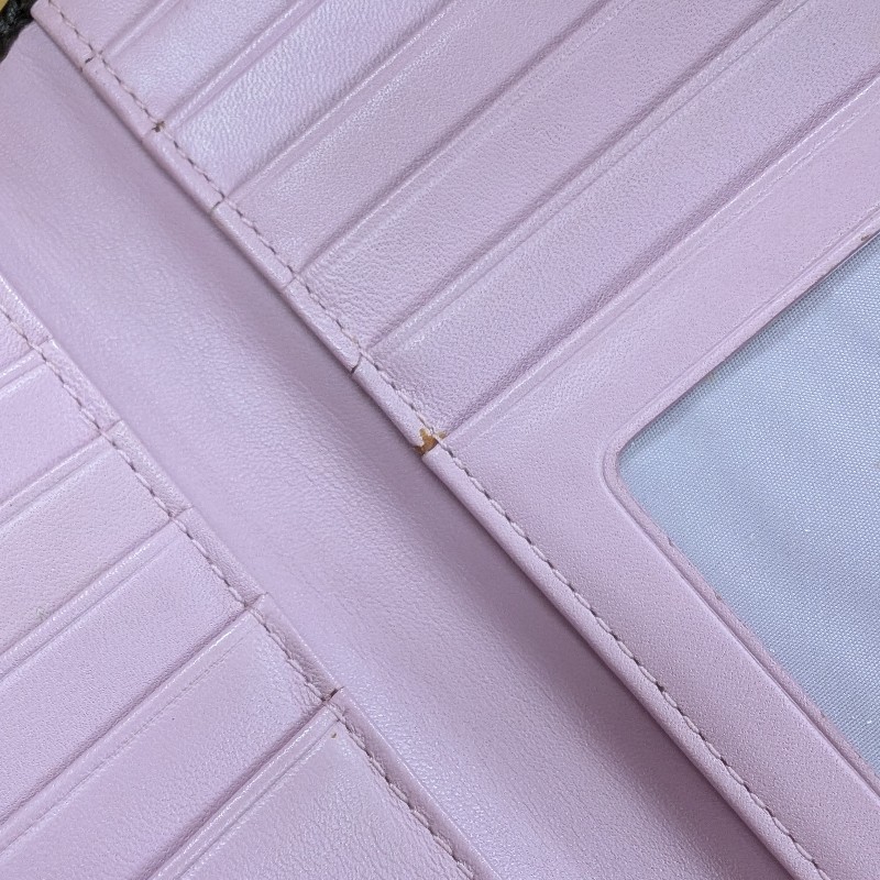 COACH 蔻馳 經典長夾 釦式皮夾女夾 (內裡紫)-11