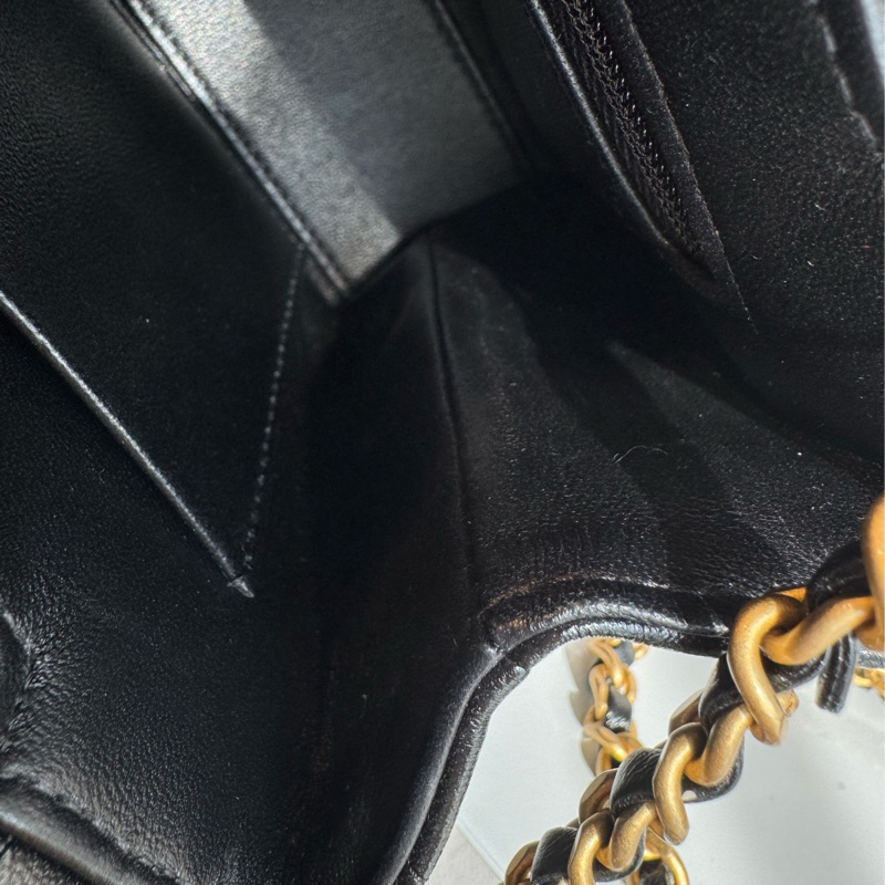 Chanel黑菱格羊皮mini kelly手提兩用包 比專櫃甜😍-34