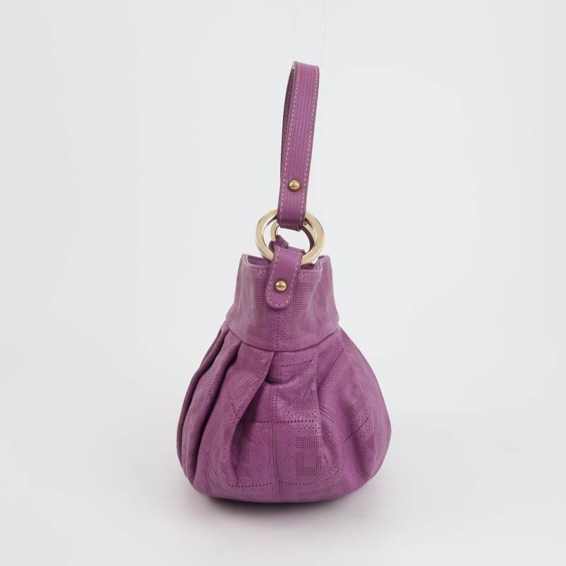 Fendi 牛皮 雙F 老花 字母 Logo 吊飾 手提包-2