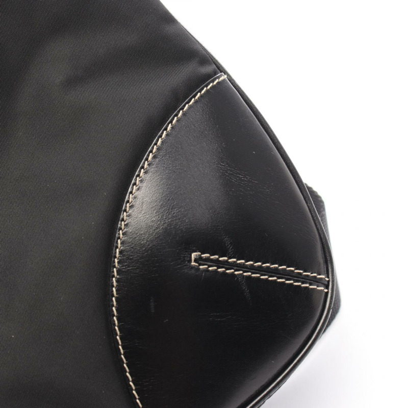 PRADA TESSUTO LIGHT 單肩包 BT0326 尼龍皮革黑色二手女士-5