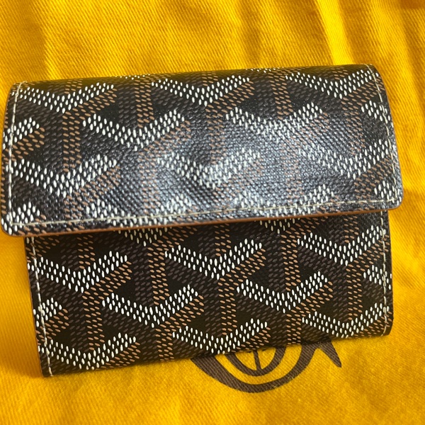 全新❗️Goyard(卡其色）卡夾零錢包-5