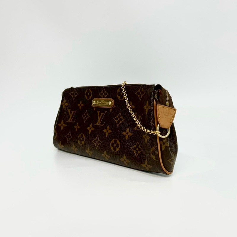 LV原花金牌PochetteEva斜背兩用鏈條包M95567-3