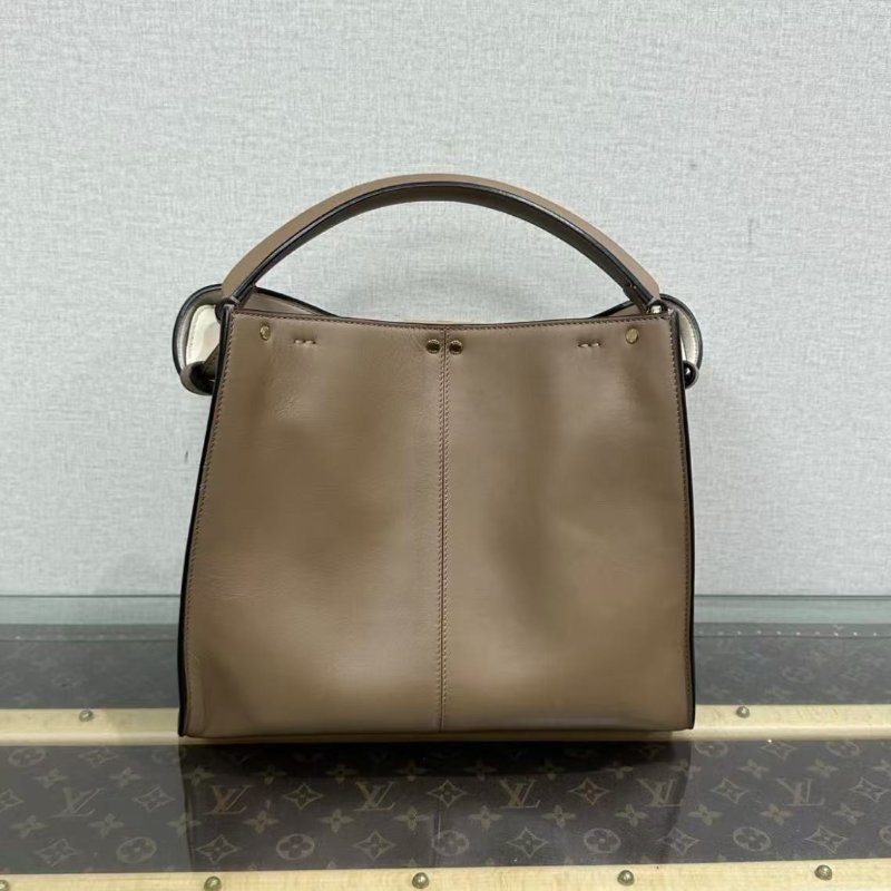 ✨FENDI Peekaboo銀扣手提肩背包30*24*15 98新配件塵袋-5