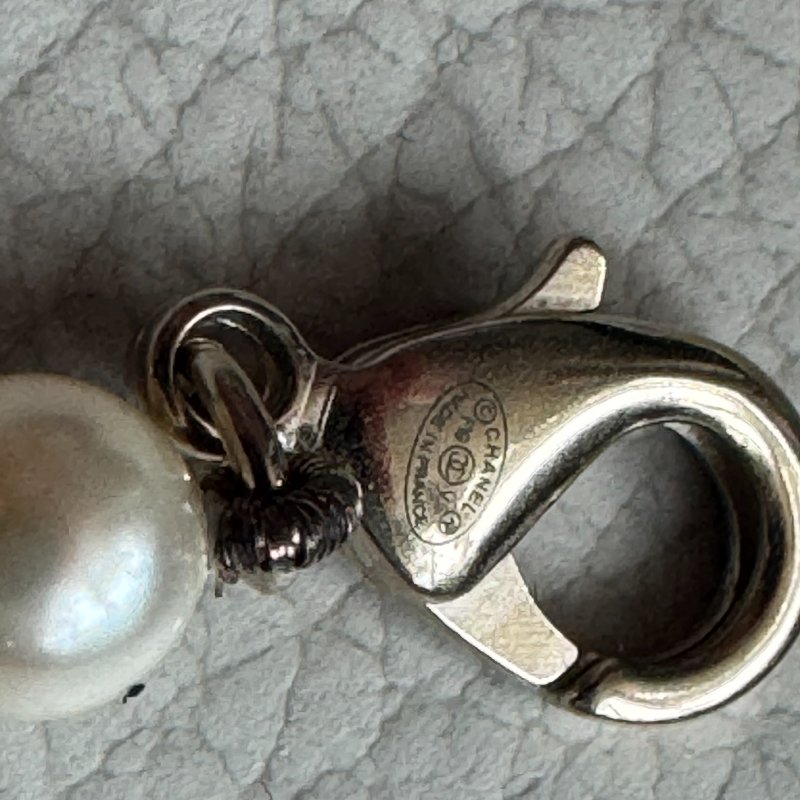 Chanel Pearl Bracelet with CC Charm 雙C珍珠手鏈-7