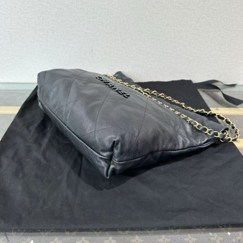 ✨CHANEL 22bag黑金黑字子母垃圾袋35*37*7.5 99新配件塵袋-4