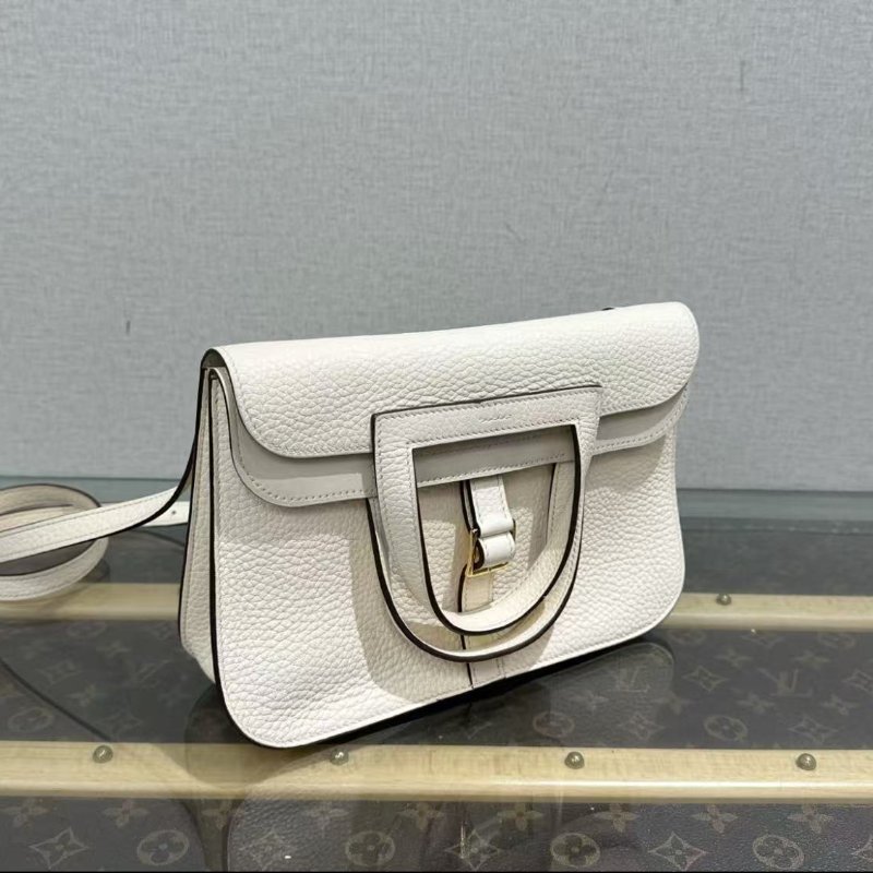 ✨ HERMES奶油白 halzan25 25*17*8 99新配件塵袋盒子-1