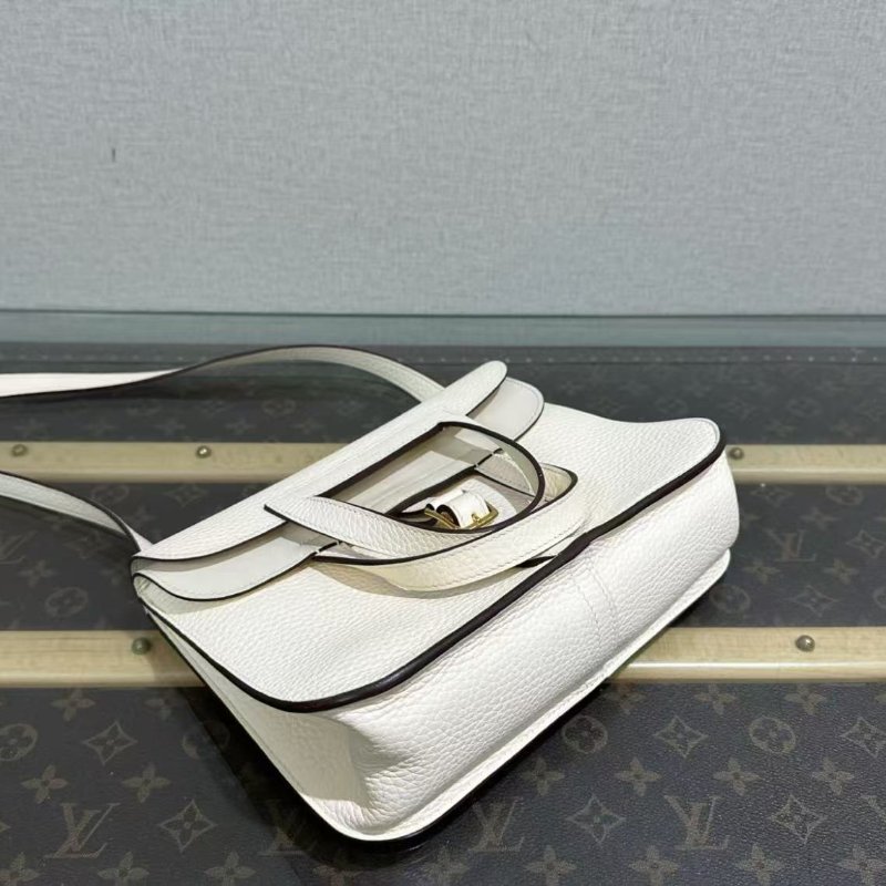 ✨ HERMES奶油白 halzan25 25*17*8 99新配件塵袋盒子-2